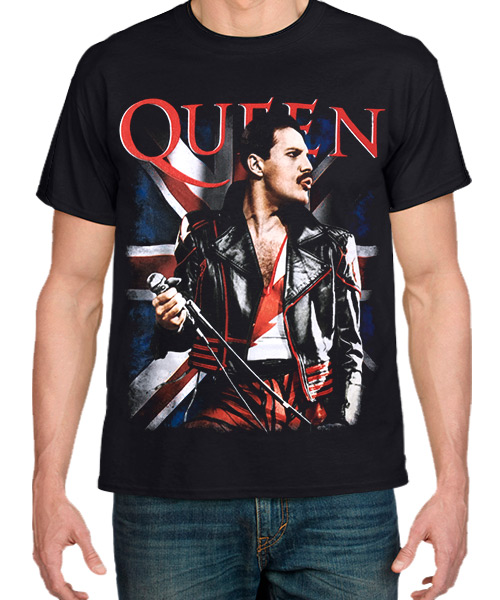 Mártir Generador Equipo de juegos Camiseta Queen - Freddie Mercury - Mandragora Store